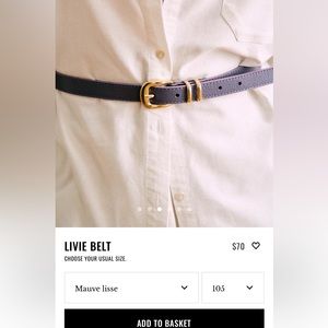 Sézane  Livie belt